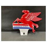 Mobil Pegasus Metal Embossed Sign
