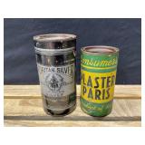 Puritan Silver & Plaster Paris Cans