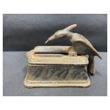 Cast Iron Crow Match Holder