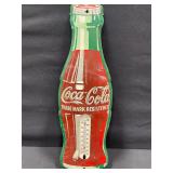 Coca-Cola Metal Thermometer-No Tube