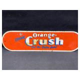 Orange Crush Metal Sign