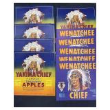 Yakima Chief & Wenatchee Apple Labels