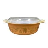 Pyrex Early American Covered Casserole Dish