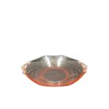Pink Depression Glass Serving Bowl