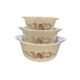 Pyrex Homestead Casserole Dishes Set of 3