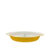 Pyrex Yellow Divided Dish-1 Quart