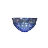 Hazel Atlas Cobalt Blue Shell Pattern Mixing Bowl