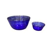 Anchor Hocking Cobalt Blue Mixing Bowls