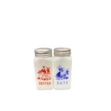 Hazel Atlas Milk Glass Dutch Boy & Girl
