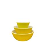 Pyrex Yellow Nesting Bowl Set of 3
