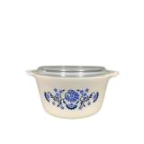 Pyrex Willow Blue Floral Casserole Dish w/Lid