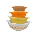 Pyrex Town & Country Nesting Bowl Set of 4