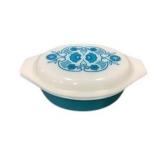 Pyrex Horizon Blue Casserole Dish with Lid