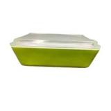 Pyrex Green Refrigerator Dish
