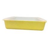 Pyrex Yellow Speckled Square Dish