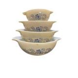 Pyrex Homestead Nesting Mixing Bowls Set of 4