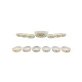 Fire-King ï¿½B.C.ï¿½ Comic Strip Milk Glass Bowls