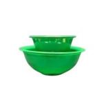 Pyrex Green with Clear Bottom Mixing Bowl