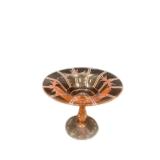 Pink Depression Glass Comptoe