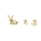 Ceramic Dog Figurines Lot of 3