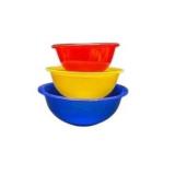 Pyrex Primary Colors w/ Clear Bottoms Mixing Bowls