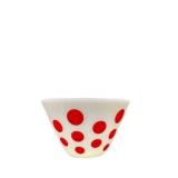 Fire-King Red Polka Dot Bowl