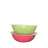 Pyrex Flamingo Pink & Lime Green Bowls