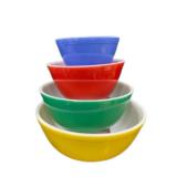 Pyrex Primary Colors Mixing Bowls-set of 4