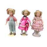 Shirley Temple Dolls Lot of 3