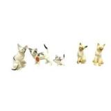 Bone China & Ceramic Cat Figurines