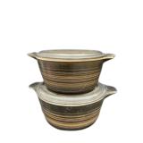 Pyrex Terra Casserole Dishes With Lids