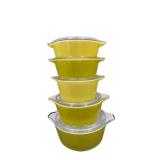 Pyrex Verde Covered Cinderella Casserole Set
