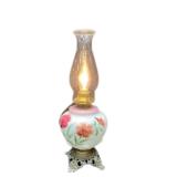 Milk Glass Gone with the Wind Oil Lamp Base