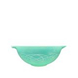 Pyrex Turquoise Scroll Bowl