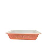 Pyrex Pink Scroll Space Saver Dish