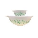 Pyrex Green Ivy Cinderella Mixing Bowl