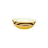 Pyrex Tan Speckled Brown Stripe Bowl