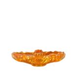 Marigold Carnival Glass Gondola Bowl