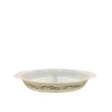 Pyrex Black Scroll Divided Dish