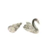 Waterford Crystal SeaShell & Swan Paper Weights