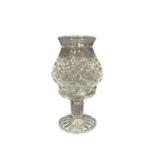 Block Crystal Casablanca Base & Hurricane Globe