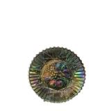 Federal Glass Pioneer Fruit Gray Smoke Plate