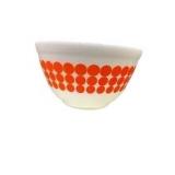 Pyrex Orange Dot Mixing Bowl