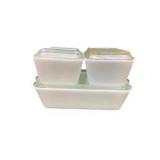 Pyrex White Refrigerator Dish Set **