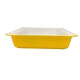 Pyrex Yellow Square Dish