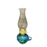 Blue Glass Finger Oil Lamp ï¿½Moon & Starsï¿½