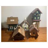Bird Houses Lot of 5