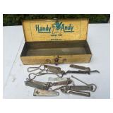 Handy Andy Tool Box & Vintage Bottle Openers