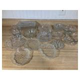 Large Lot of Candy Dishes, Water Frog, & Bowls