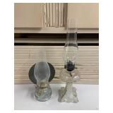 Oil Lamps Lot of 2